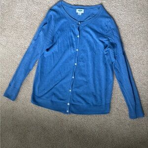 Old Navy Blue Maternity Women's Cardigan